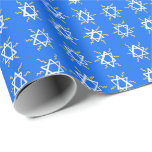 Papel De Regalo Estrella de David Hanukkah Pattern Blue White Gift<br><div class="desc">Revisa mi tienda para más colores y patrones! Además, tenga en cuenta cómo Zazzle imprime el patrón y asegúrese de que el tamaño es adecuado para sus necesidades. Repitieron el patrón cada 36" para que no se alinee para sus propósitos. Esto es cierto para todos los diseños, no sólo el...</div>