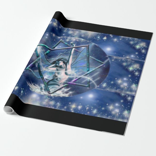Papel De Regalo Estrella de Hada (Desenrollado)
