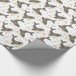 Papel De Regalo Estrella de la luna de la ballena