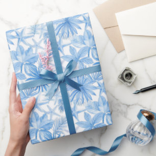 Papel De Regalo Estrella de mar azul tropical