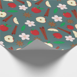 Papel De Regalo Estrella de otoño: Anise and Apples Seamless Thank