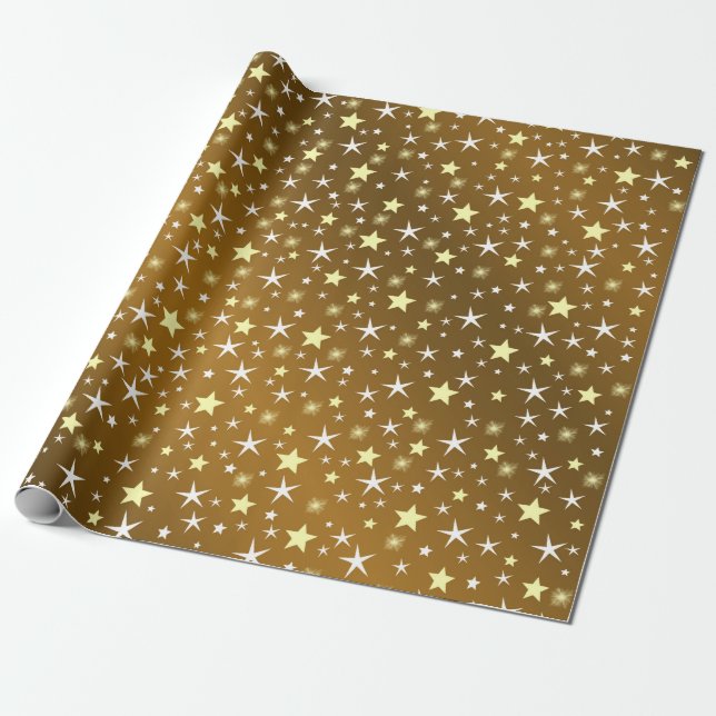 Papel De Regalo estrella, forma, brillante, diseño, gráfico, mejor (Desenrollado)