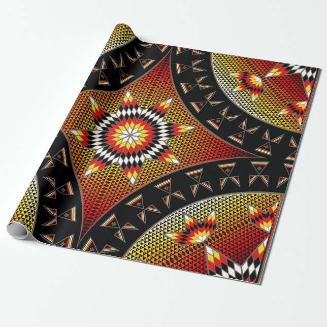 Papel De Regalo Estrella matutina Tipi's (BWRY) (Desenrollado)