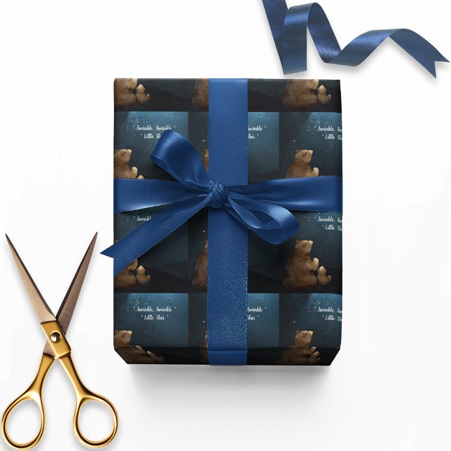 Papel De Regalo Estrella pequeña de Oso Cuto (Subido por el creador)