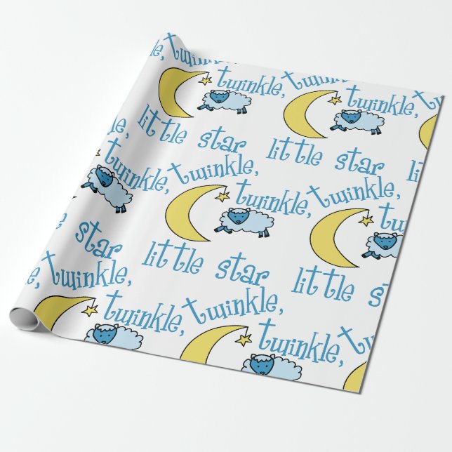 Papel De Regalo Estrella pequeña Twinkle (Desenrollado)