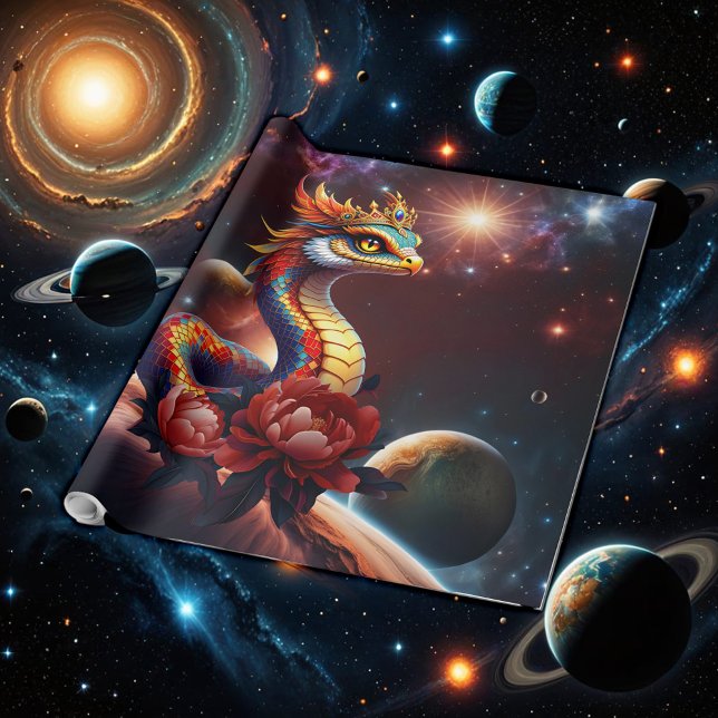 Papel De Regalo Estrella real serpiente del universo. (Subido por el creador)