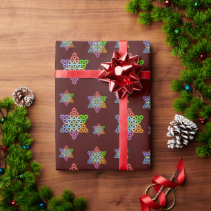 Papel De Regalo Estrella Sagrada - Estrella De La Vida, 02/3D-CF.