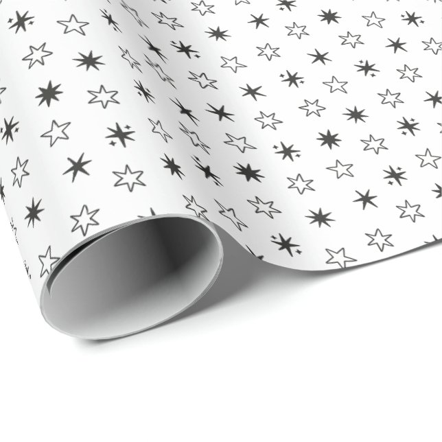 Papel De Regalo Estrellas (Esquina del rollo)