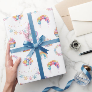 Papel De Regalo Estrellas acuarelas y artículos Fiestas envolver p