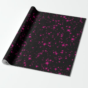 Papel De Regalo Estrellas brillantes del purpurina de las chispas
