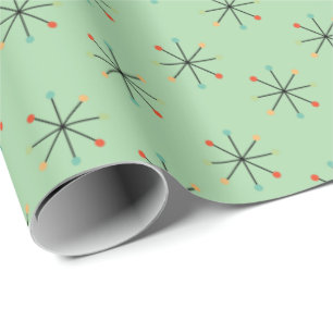 Papel De Regalo Estrellas de mediados del siglo
