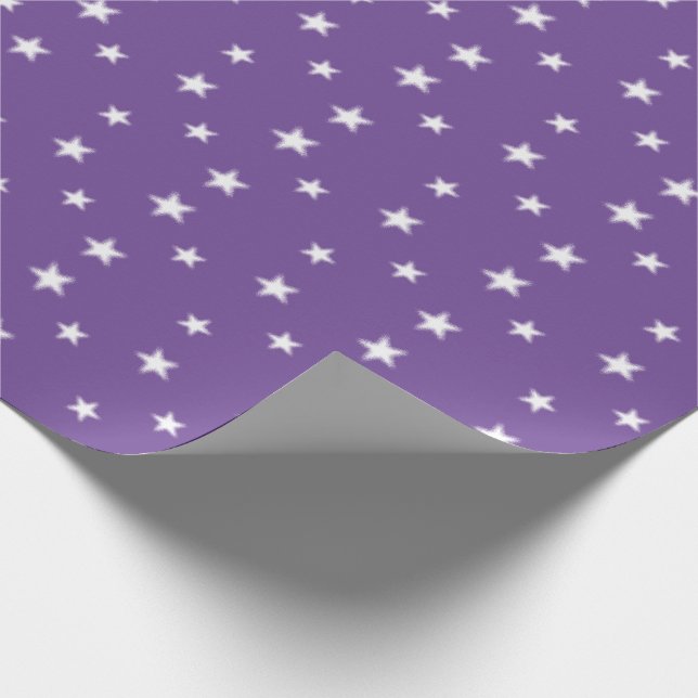 Papel De Regalo Estrellas de Navidades Lilac Stray (Esquina)