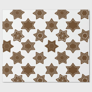 Papel De Regalo Estrellas de pan de jengibre
