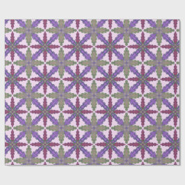 Papel de regalo Estrellas de Poinsettia de Navidad