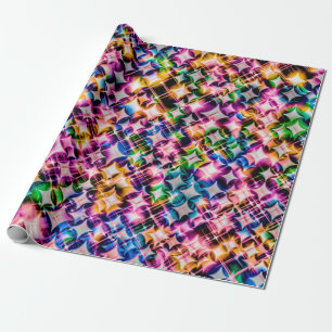 Papel De Regalo Estrellas divertidas, coloridas