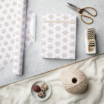 Papel De Regalo Estrellas judías florales de bonito<br><div class="desc">Estrellas judías de flores de bonito decoran este papel de envoltura con alegría pastel. Agrega un arco de cualquier color y tienes un regalo de Chanukah,  boda,  o B'nai Mitzvah que dice "¡ábrame!" ¡Mazal Tov!</div>
