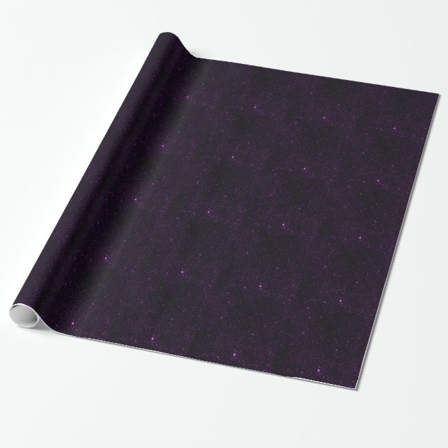 Papel De Regalo Estrellas moradas (Desenrollado)