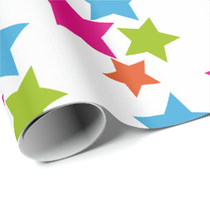 Papel de Regalo - Estrellas Multicolores
