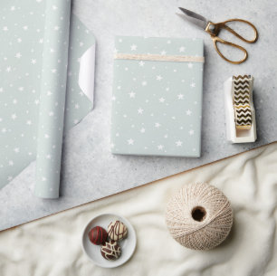 Papel De Regalo Estrellas Patrón Soñador Boho Impresión Niños Suav