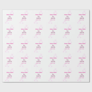 Papel De Regalo Estrellas rosas Renovación de votos boda de aniver