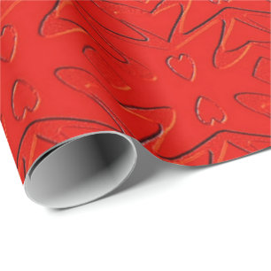 Papel De Regalo Estrellas y corazones