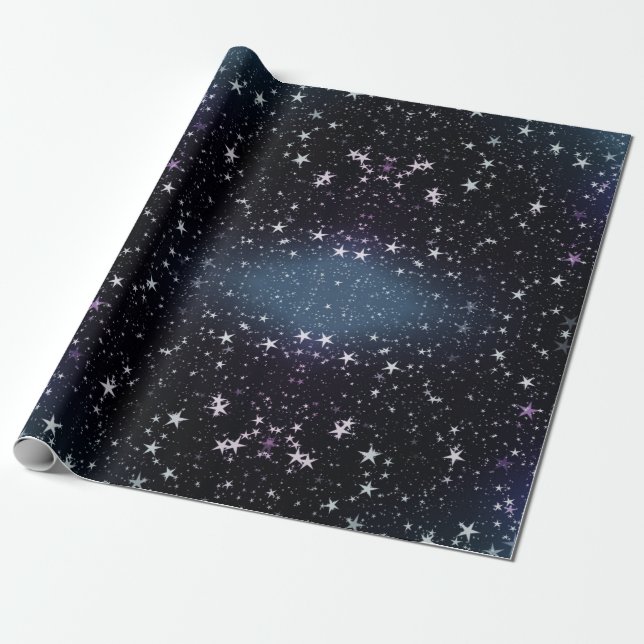 Papel De Regalo Estrellas y más estrellas en el cielo (Desenrollado)