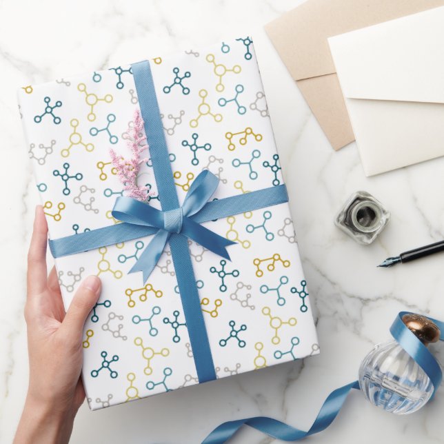 Papel De Regalo Estudiante de Química de Moléculas Científicas (Regalar)