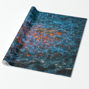 Papel De Regalo Estudio en Acuarela - Naranja