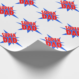 Papel de regalo estupendo del día de padre del