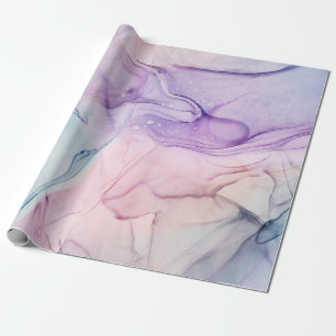 Papel De Regalo Etéreo y tenue acuarela pastel fantasía glamour co