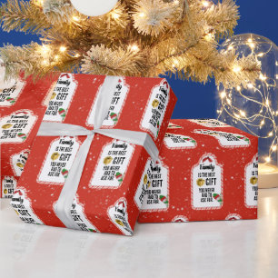 Papel De Regalo Etiqueta de regalo de candy cane para Navidades fa