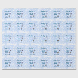 Papel De Regalo Etiqueta instantánea comparte redes sociales códig