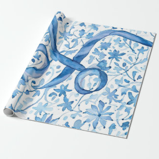 Papel De Regalo Etiquetas de regalo azul Pastel suave