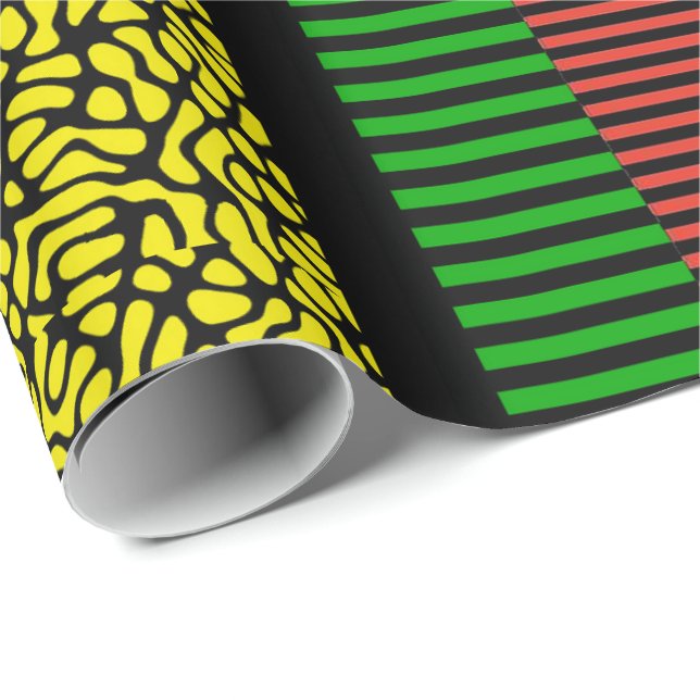 Papel De Regalo Étnico (Esquina del rollo)
