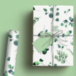 Papel De Regalo Eucalipto verde brillante Rústica de la vegetación<br><div class="desc">Eleva tus regalos con nuestro Vibrante Libro Verde y Forestal de Envoltura de Eucalipto. Perfecto para bodas, duchas para bebés y duchas de novias, este papel de envoltura presenta hojas de eucalipto exuberantes en diferentes tonos verdes, bellamente representadas en una delicada acuarela. El diseño botánico capta la serena belleza de...</div>