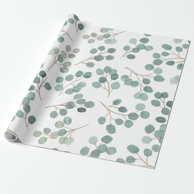 Papel De Regalo Eucalyptus (Desenrollado)