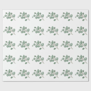 Papel De Regalo Eucalyptus floral