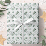Papel De Regalo Eucalyptus Merry Christmas Watercolor Botanical<br><div class="desc">This Christmas wrapping paper features a modern design with watercolor eucalyptus leaf foliage and script MERRY CHRISTMAS text.</div>