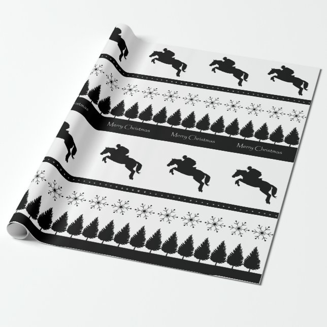 Papel De Regalo Eventer ecuestre (Desenrollado)