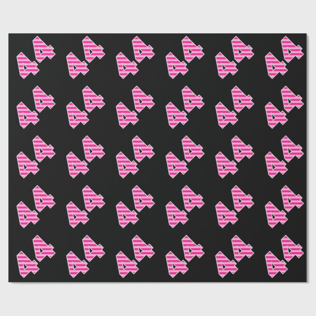 Papel De Regalo #Evento de las franjas rosadas 44 (cumpleaños, ani (Superficie plana)