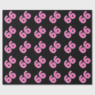 Papel De Regalo #Evento de las franjas rosadas 66 (cumpleaños, ani
