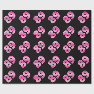 Papel De Regalo #Evento de las franjas rosadas 89 (cumpleaños, ani