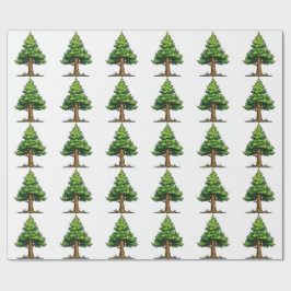 Papel De Regalo Evergreen forest