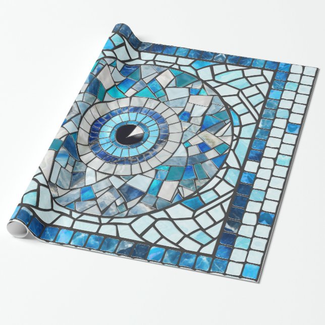 Papel De Regalo Evil Eye Amulet Mosaic Art