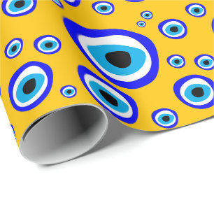 Papel De Regalo Evil Eye Talisman y Arab Amulet /turco, griego