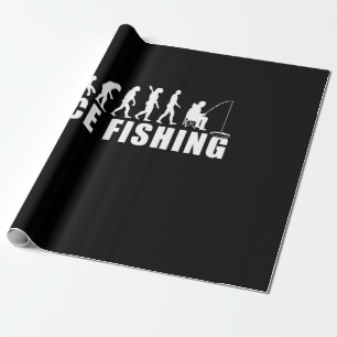 Papel De Regalo Evolución de la pesca de hielo de los pescadores