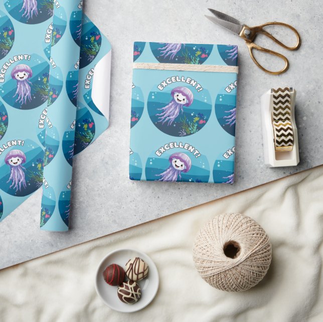 Papel De Regalo ¡Excelente!, Jelly Fish (Artesanía)