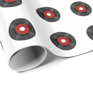 Papel De Regalo Expediente retro de la música 45