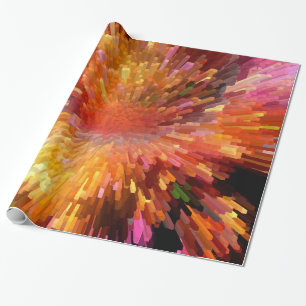 Papel De Regalo Explosión de cubo solar