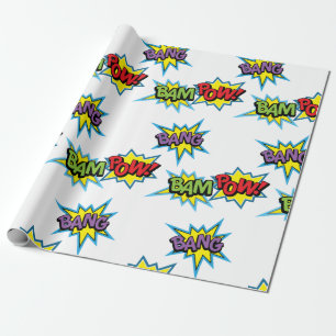 Papel De Regalo Explosión de superhéroes